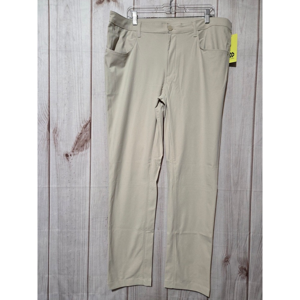 All in Motion Mens Golf Pants 40x32 Khaki Tan Stretch Performance Athletic New‎
